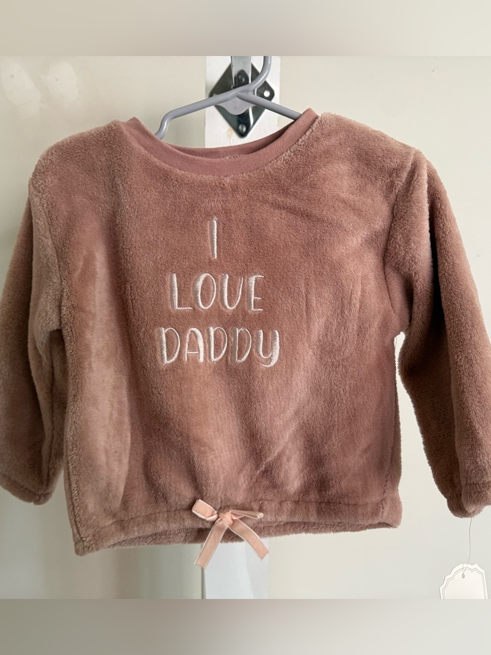 NWT "I Love Daddy" Fleece Top